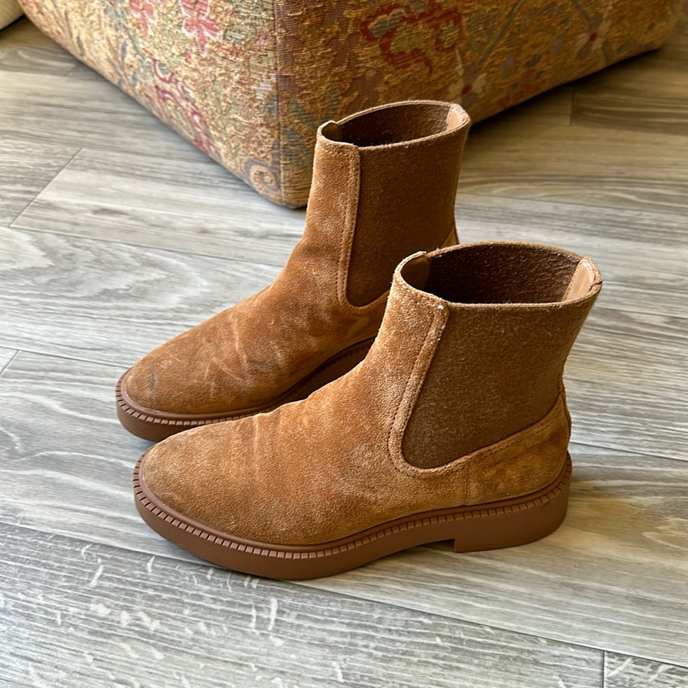 Vince woman’s suede boots water repellent